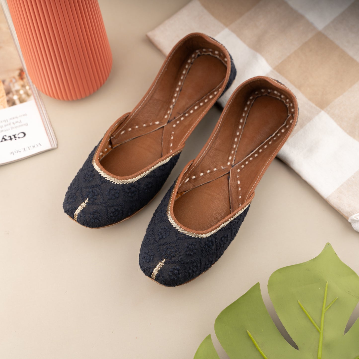 Blue Mogra Jutti